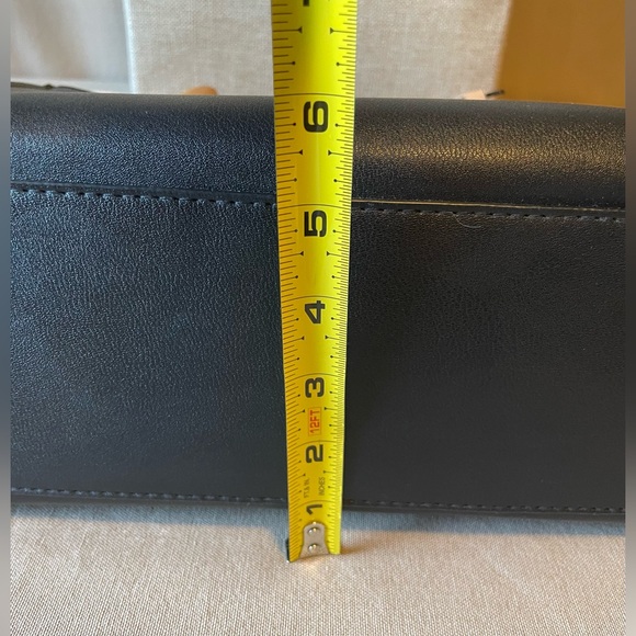 Christian Siriano Black and White Satchel with Tan Handles - Picture 13 of 13